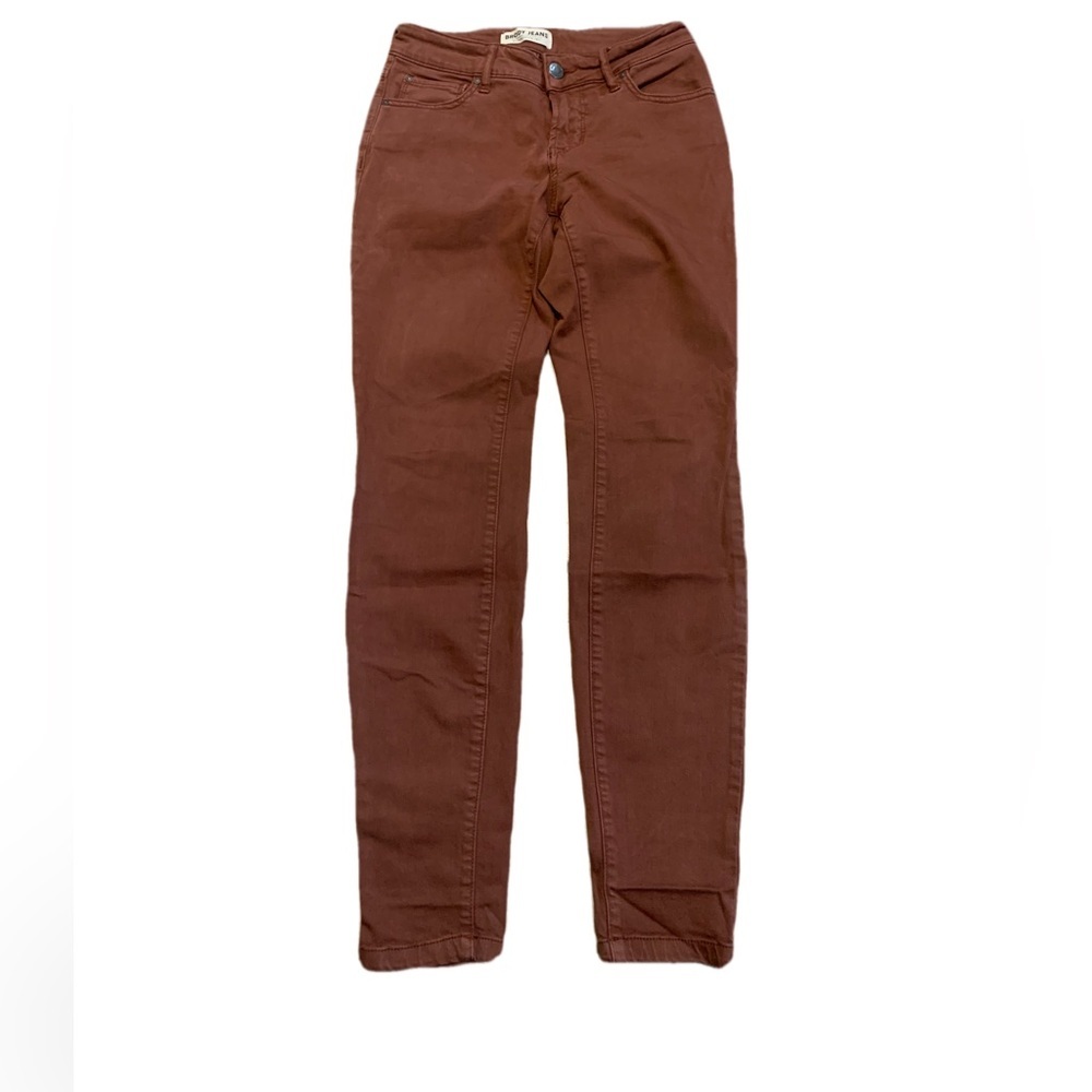 Brody Jeans Skinny Ankle Jeans - Rust/Burnt Sienna, Size 25W x 29L